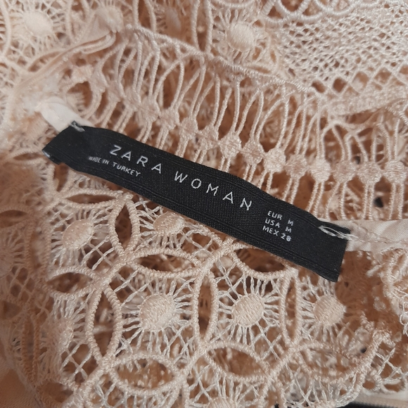Zara Lace Top Blouse size M - Picture 4 of 6